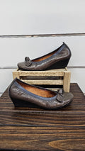 Hispanitas Grey Wedge Heel Shoe - 36