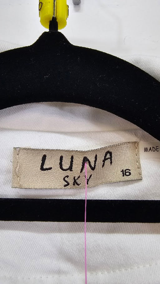 Luna Sky White Open Blazer Jacket - 16