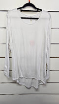 Foxwood White Long Sleeve Top - 14