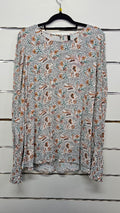 Siren Floral Long Sleeve Blouse - 16