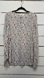 Siren Floral Long Sleeve Blouse - 16