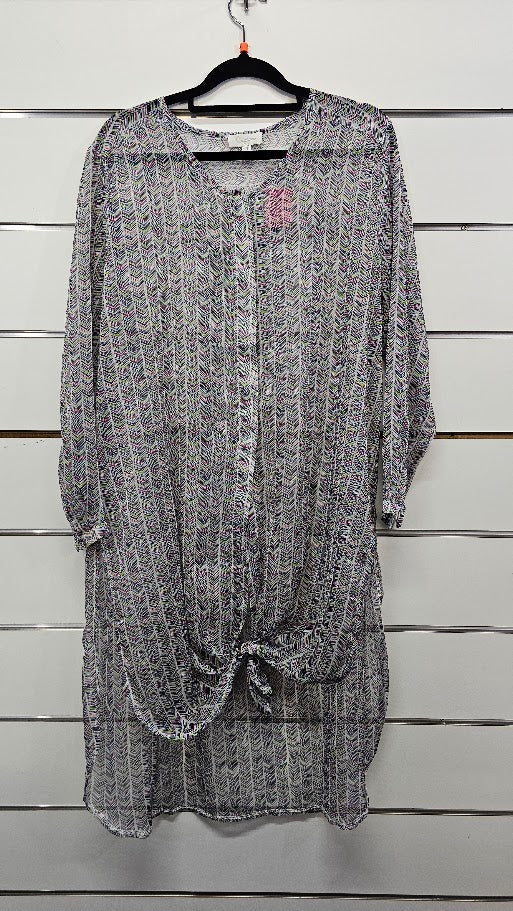 Capture Multi Sheer Chiffon Tunic - 14