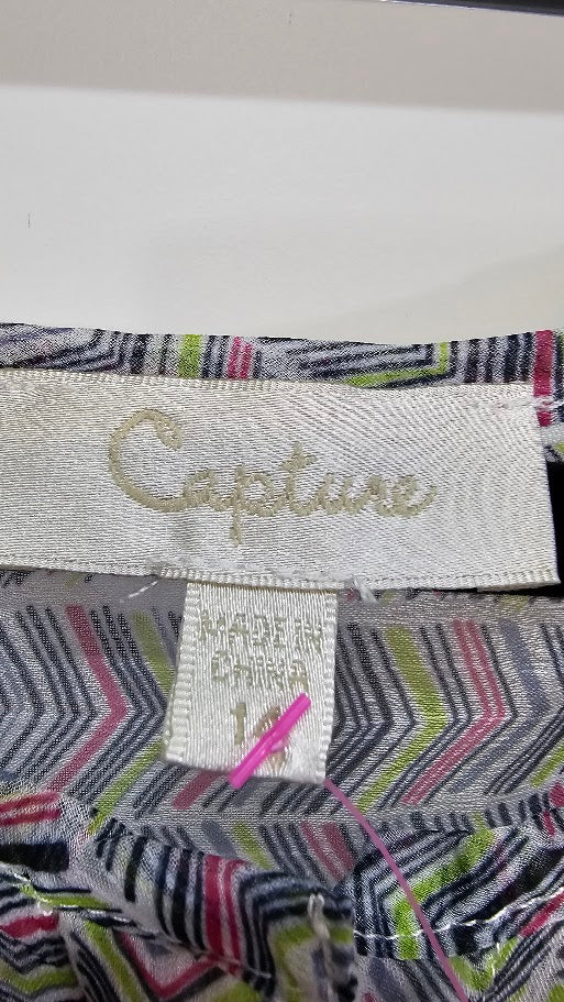 Capture Multi Sheer Chiffon Tunic - 14