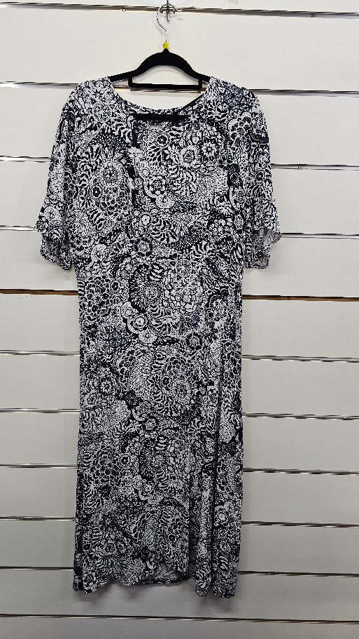 Siren Navy/White Maxi Dress - 16
