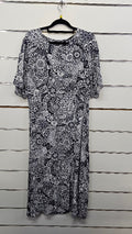 Siren Navy/White Maxi Dress - 16