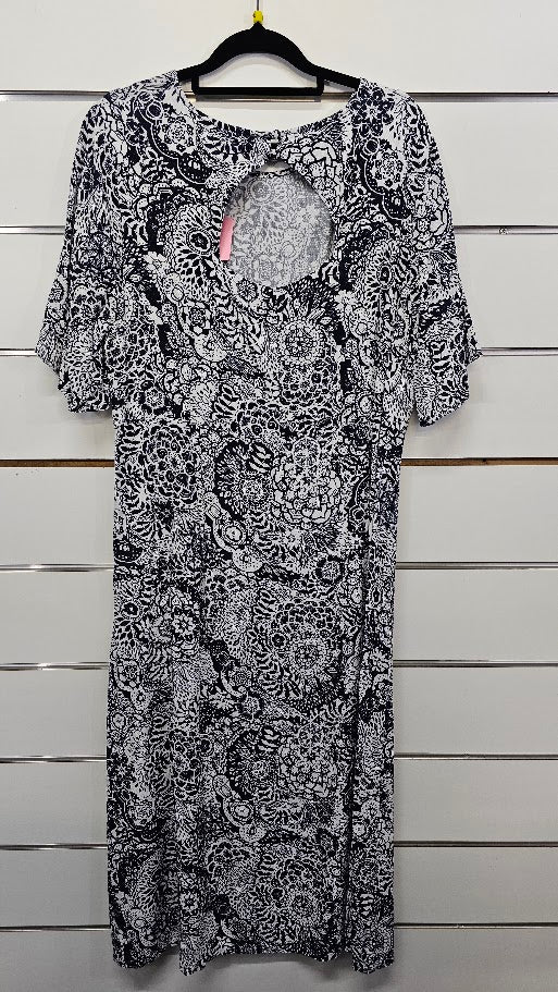 Siren Navy/White Maxi Dress - 16