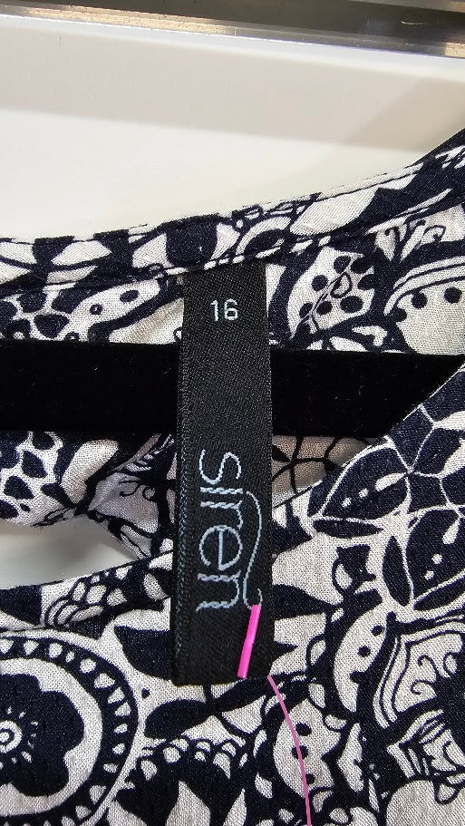 Siren Navy/White Maxi Dress - 16