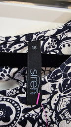 Siren Navy/White Maxi Dress - 16