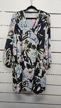 Belle Vestito Floral Tiered Dress - 16