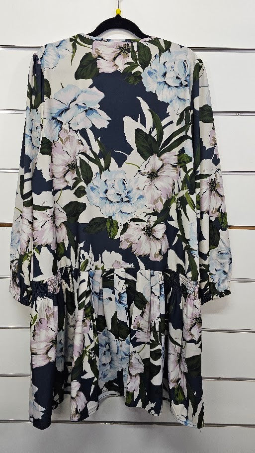 Belle Vestito Floral Tiered Dress - 16