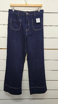 Monaco Jeans Dark Wash Wide Leg Denim Jeans - 16