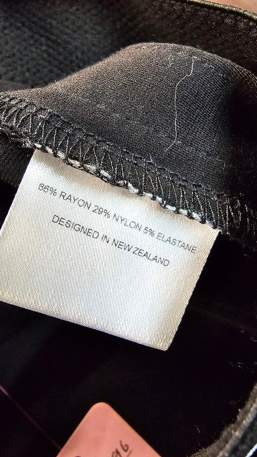 Democracy Black Stretch Pants - 12