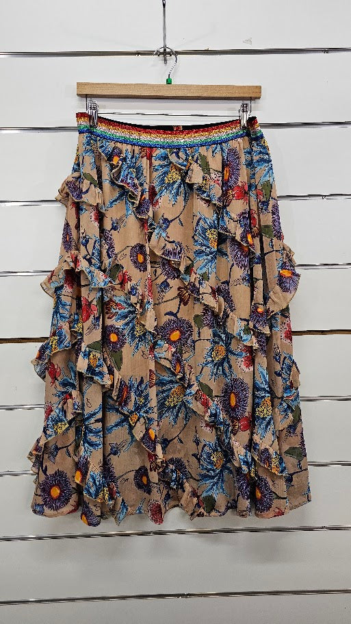 COOP Floral Frilled Skirt - XL