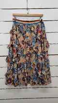 COOP Floral Frilled Skirt - XL