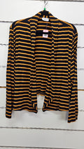 Foil, Mustard/Black, Long Sleeve Cardi - Size XL