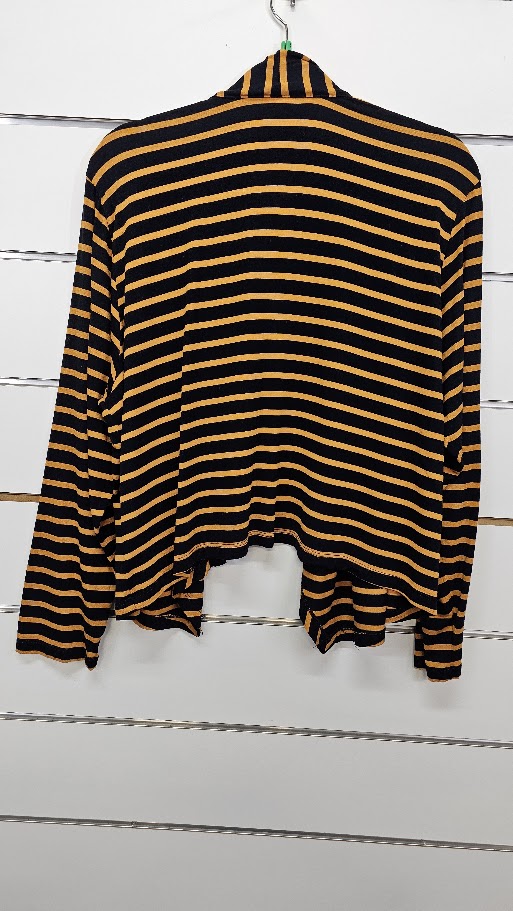 Foil, Mustard/Black, Long Sleeve Cardi - Size XL