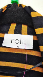 Foil, Mustard/Black, Long Sleeve Cardi - Size XL