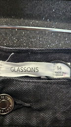 Glassons Black Puddle Jeans - 14