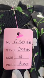 Dotti Black Floral Dress - 16