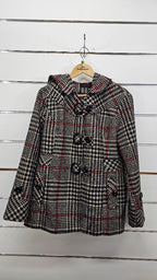 Aljing Plaid Hooded Jacket - 12