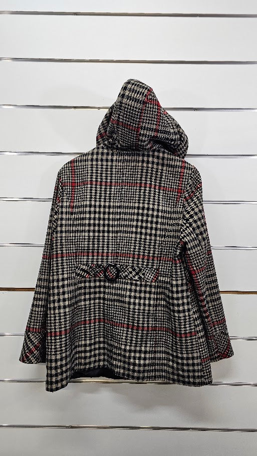 Aljing Plaid Hooded Jacket - 12