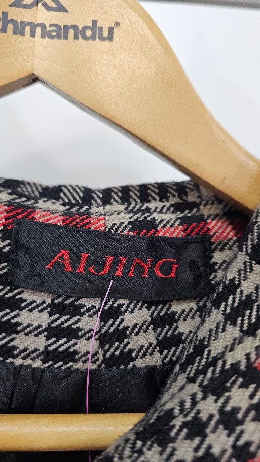 Aljing Plaid Hooded Jacket - 12