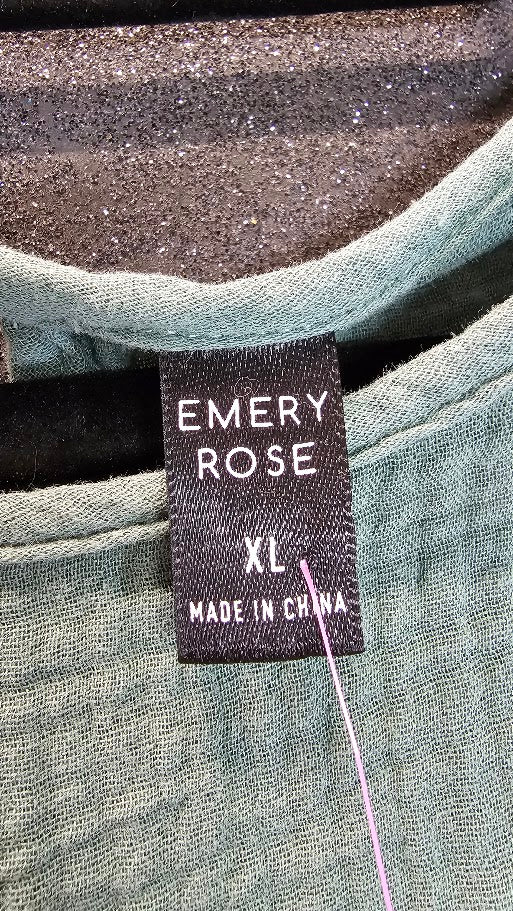 Emery Rose Green Midi Dress - XL