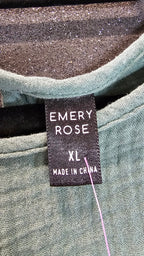 Emery Rose Green Midi Dress - XL