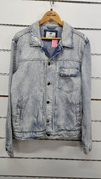 91 Denim Light Wash Denim Jacket - L