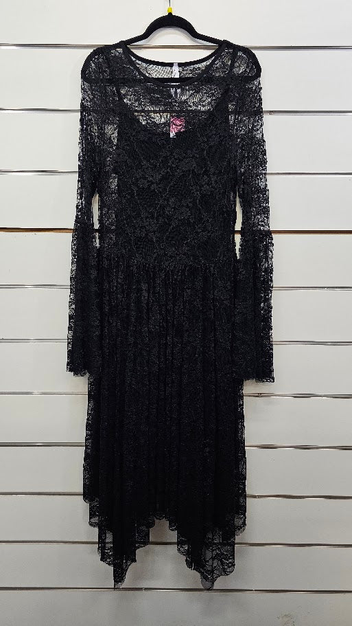 Black Friday Black Lace Dress - 16