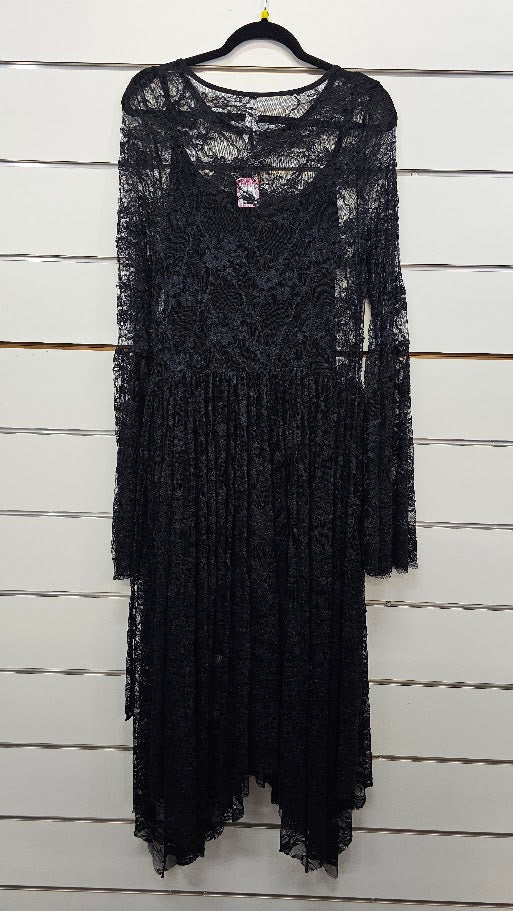 Black Friday Black Lace Dress - 16