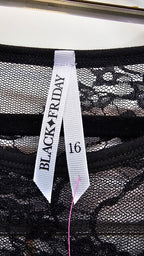 Black Friday Black Lace Dress - 16