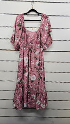 Pagani Pink Floral Midi Dress - 16