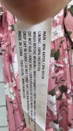 Pagani Pink Floral Midi Dress - 16
