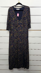 Max Black/Green Multi Maxi Dress - 16