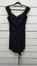 City Chic Black Mini Playsuit - S