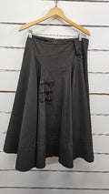 Jigsaw Khaki Buckle Skirt - 14