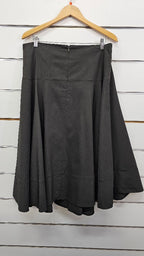Jigsaw Khaki Buckle Skirt - 14