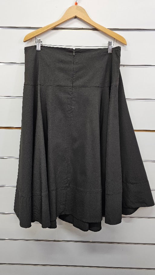 Jigsaw Khaki Buckle Skirt - 14