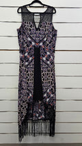 City Chic Black Multi Dress - XS