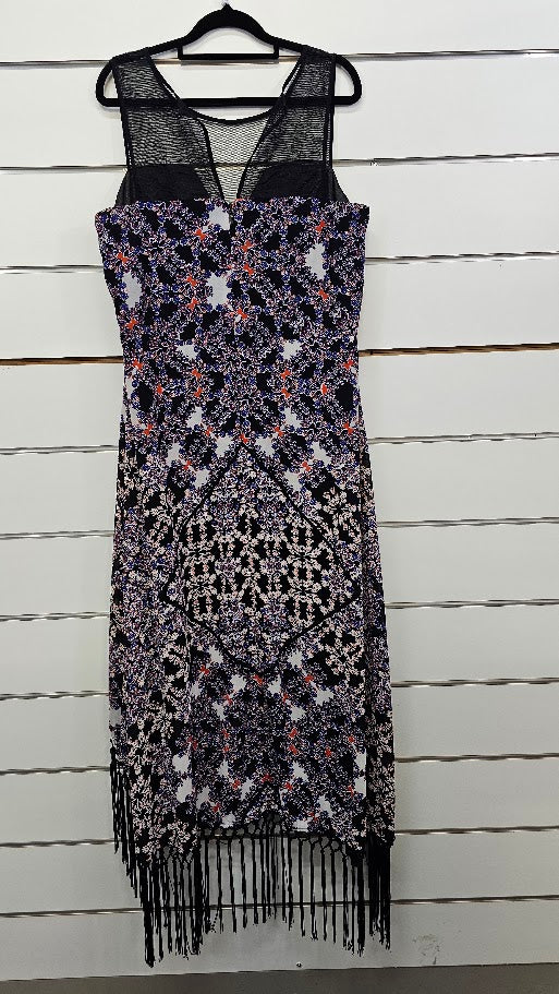 City Chic Black Multi Dress - XS