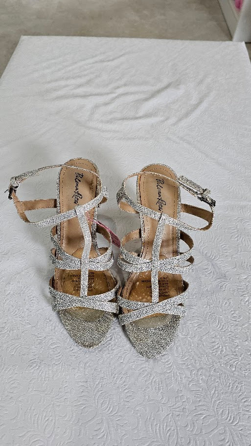 Paloma Rossi Silver Strap Heel - 7