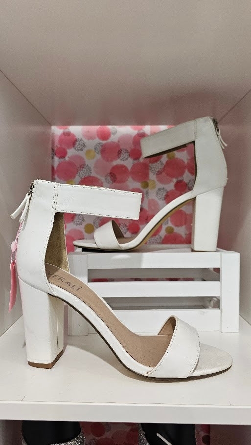 Verali White Heel - 8