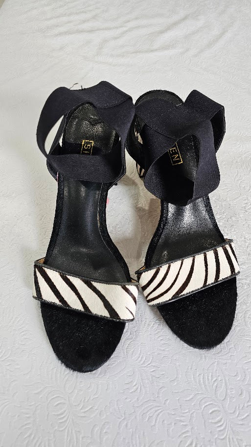 Siren Zebra Strap Heel - 41