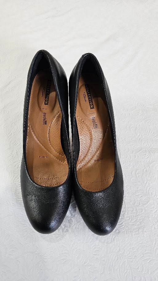 Clarks Black Pumps - 8.5