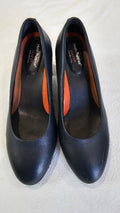 Hush Puppies Navy Block Heel - 8.5