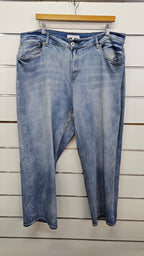 Denim Republic Mid Wash Wide Leg Jeans - 22