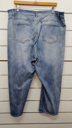 Denim Republic Mid Wash Wide Leg Jeans - 22