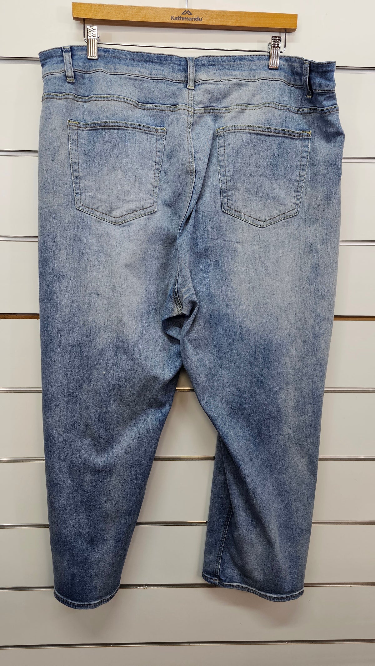 Denim Republic Mid Wash Wide Leg Jeans - 22