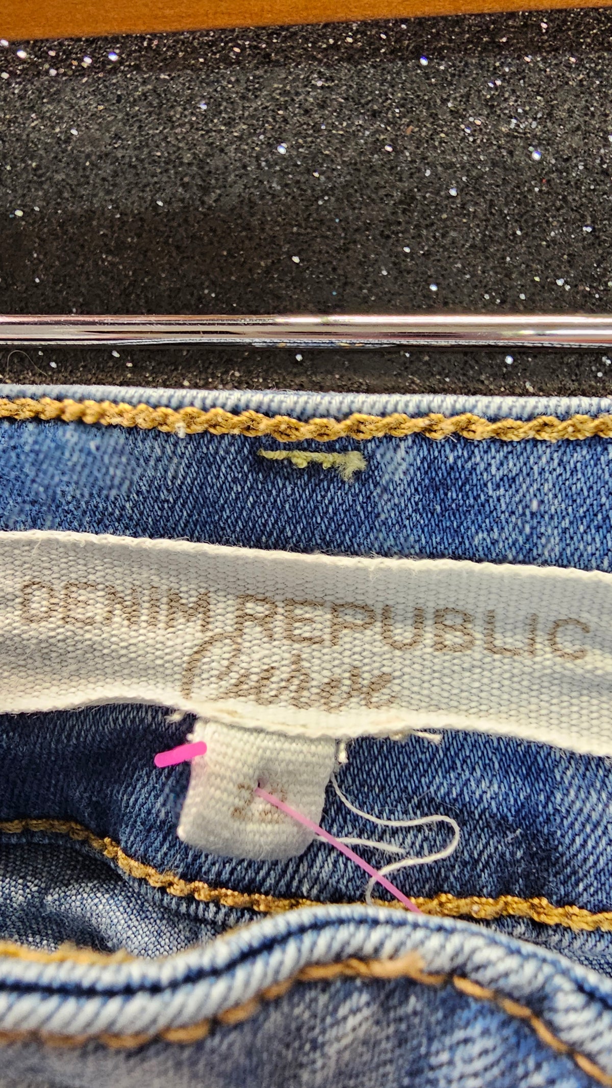 Denim Republic Mid Wash Wide Leg Jeans - 22